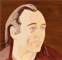 Portrait of Al Held: Painted by Alex Katz (1976)